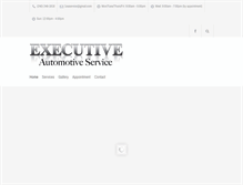 Tablet Screenshot of executiveautomotiveservice.net